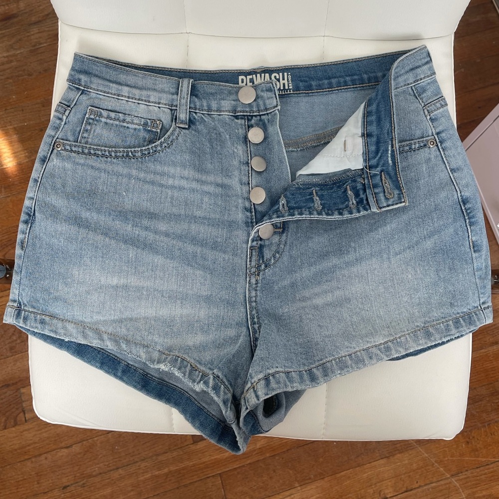 Rewash denim shorts